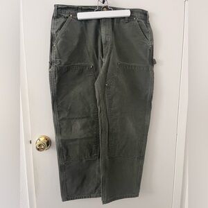 Carhartt Men's Original Dungaree Fit Olive Green 38X30